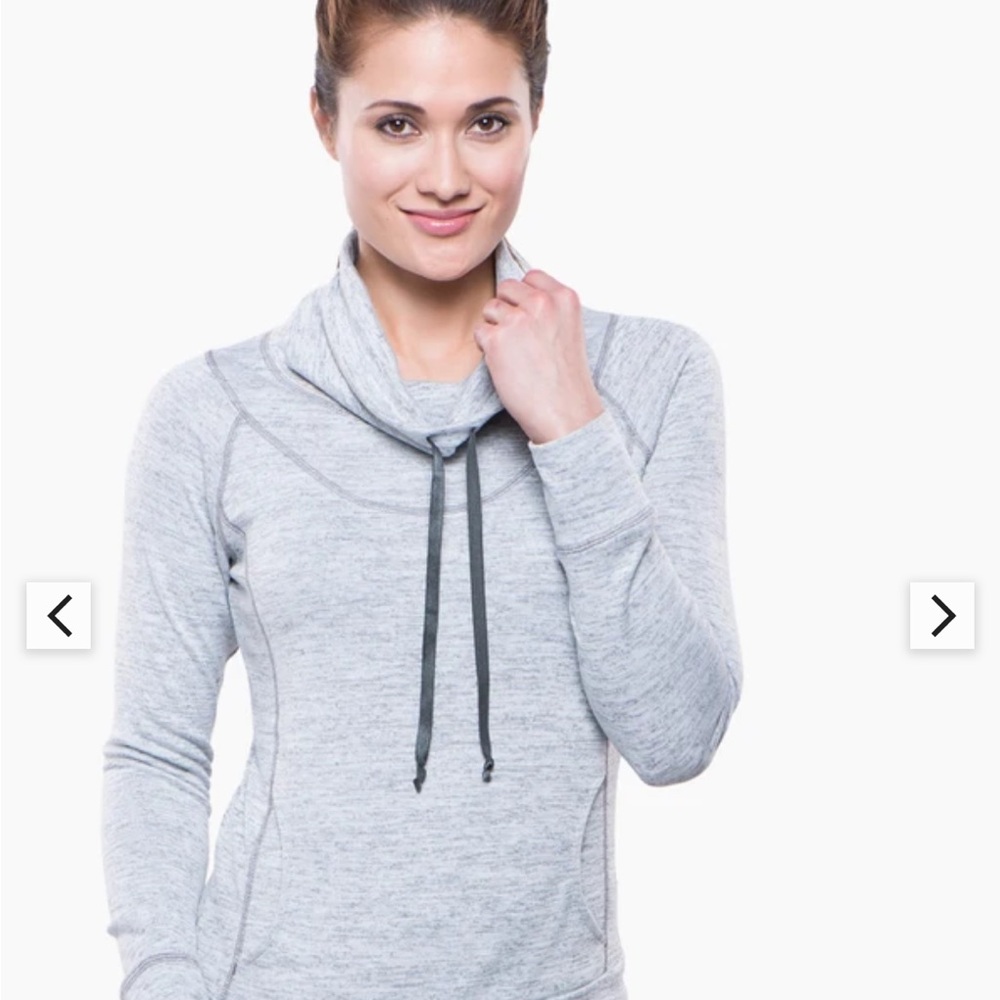 KUHL LEA Cowl Neck Gray Women's PULLOVER Style #4186 Size Large - Picture 3 of 16